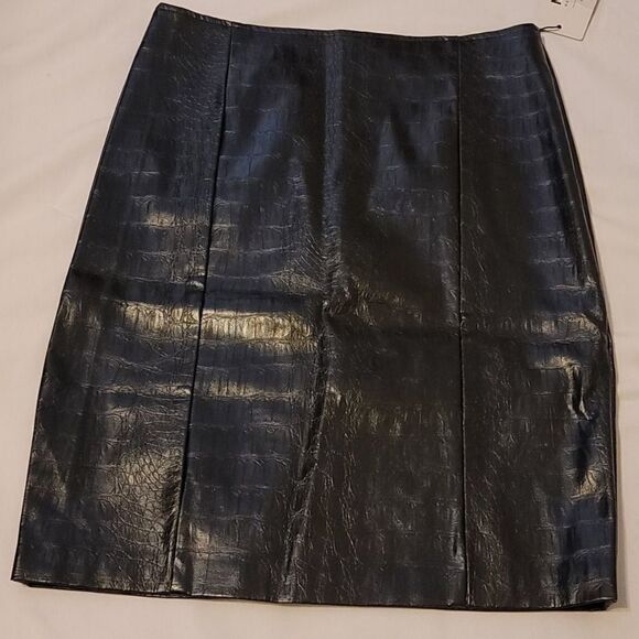 NA-KD FAUX LEATHER Skirt SIZE 38 - Picture 2 of 6